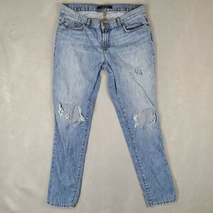 J Brand Aidan Boyfriend Women's Size‎ 28 Blue 34x30 Medium Wash Denim Low Rise
